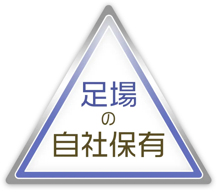 足場の自社保有